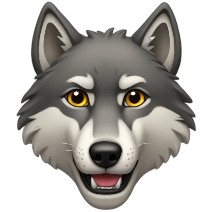 Wolf emoji
