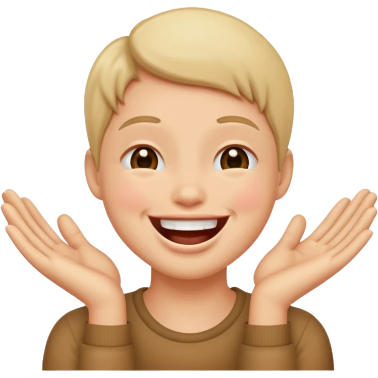 Choqué de rire et qui se tiens les joues  emoji