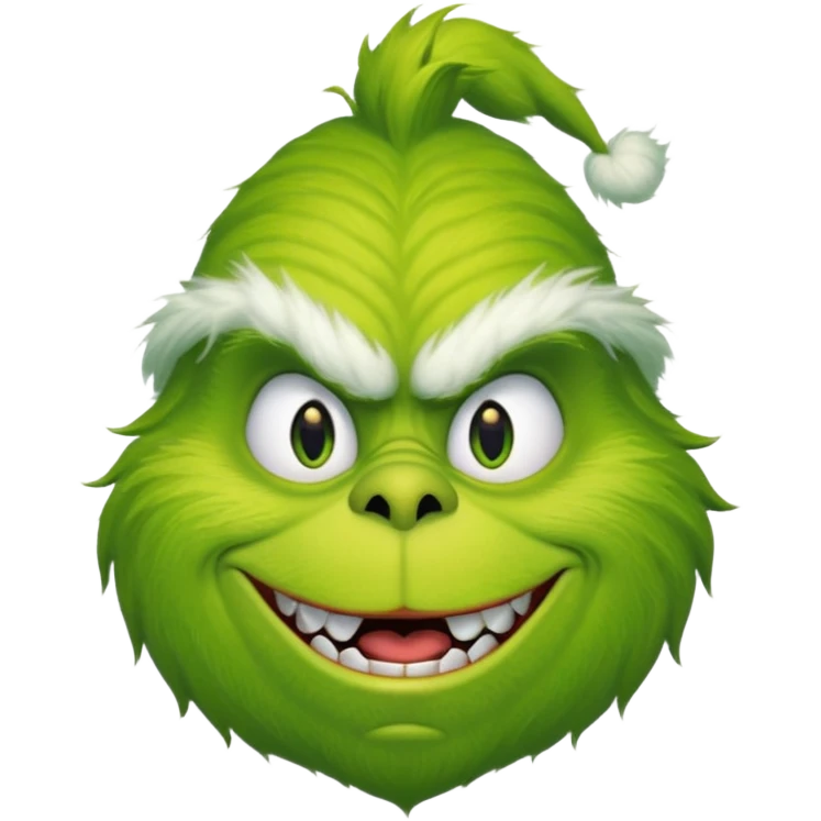 The grinch emoji