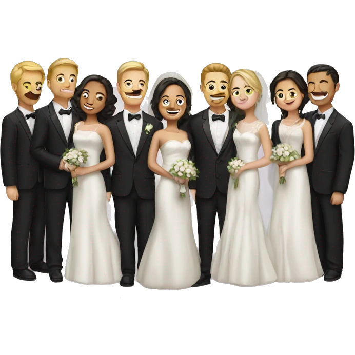 Wedding party emoji