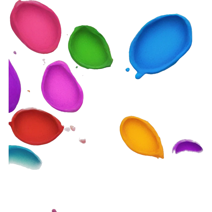 holi colours emoji