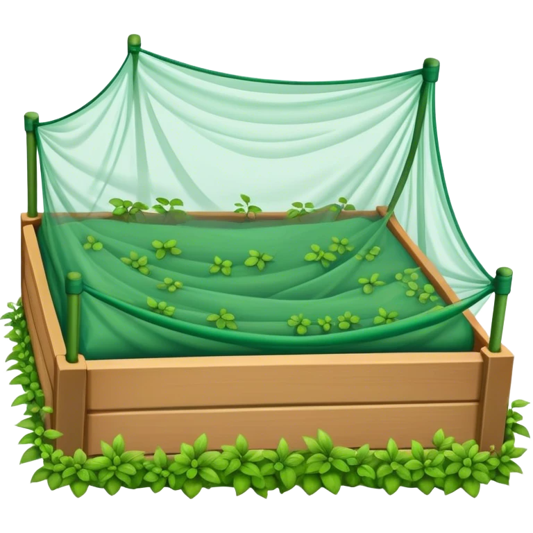 garden bed netting  emoji