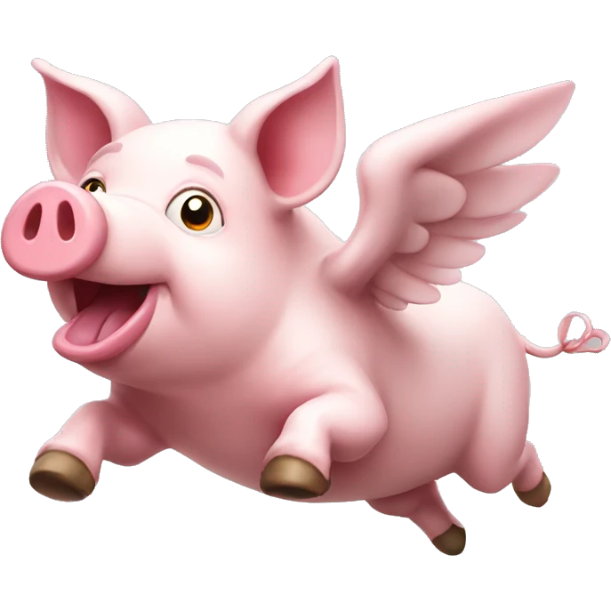 flying pig emoji