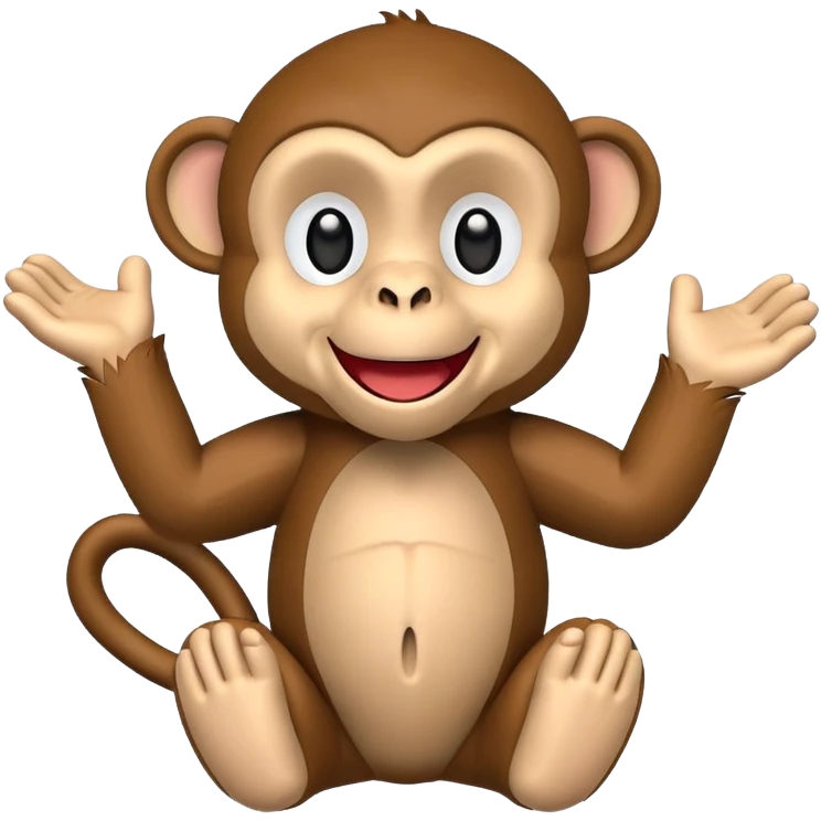 A monkey puppet emoji