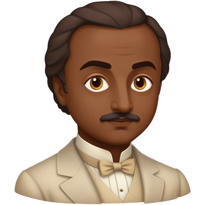 Cinematic Realistic Khalil Gibran Portrait Emoji, depicted as a poetic visionary with gentle thoughtful eyes in classic attire, rendered with soft textures and warm ethereal lighting that captures his literary spirit. emoji