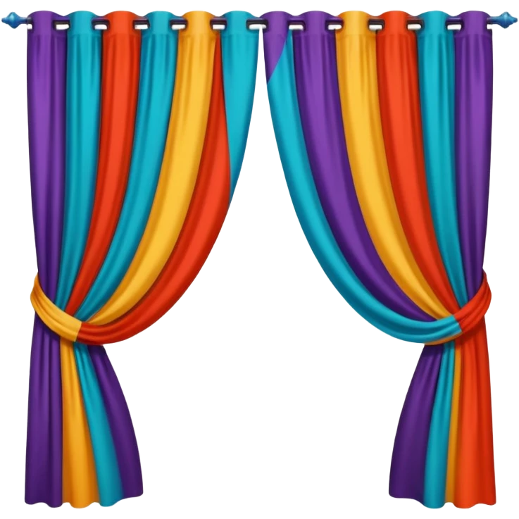 colorful Curtain emoji
