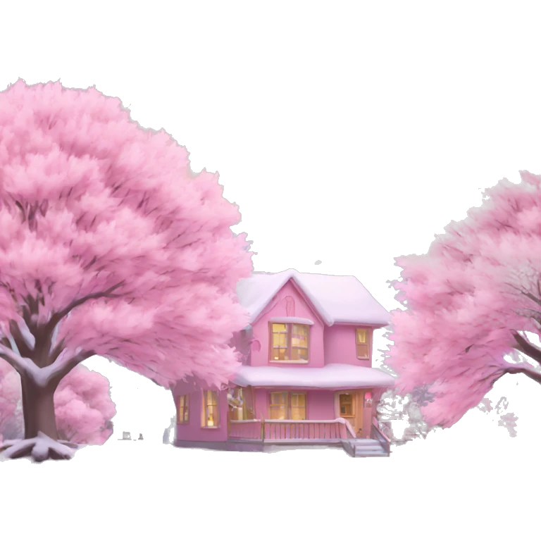Pink Winter emoji