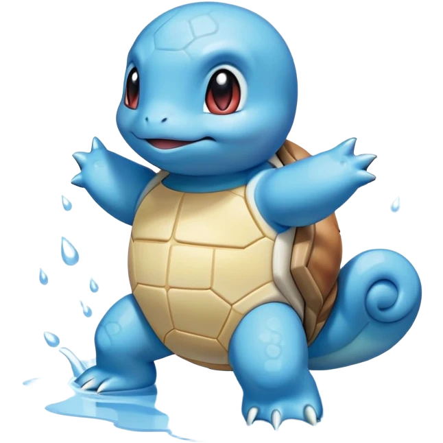 Rain on Squirtle emoji