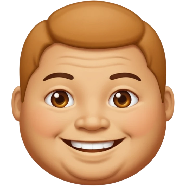 Fat person emoji
