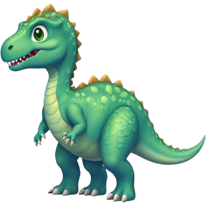 light blue 공룡 emoji