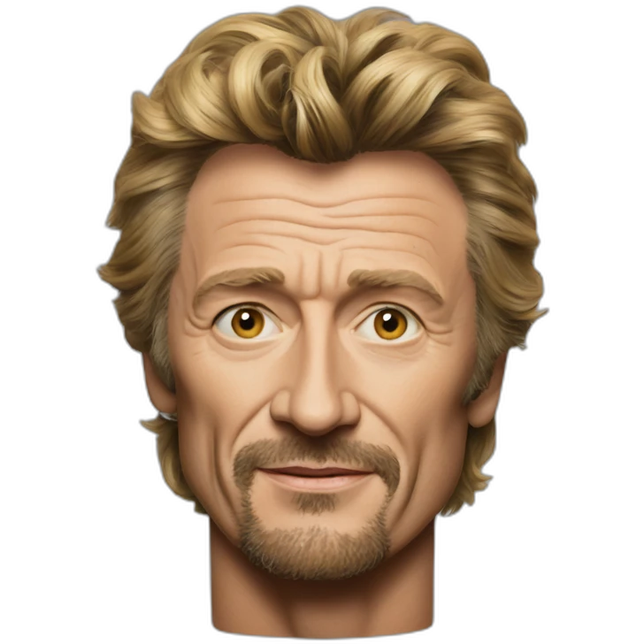 Hyper realistic Johnny Halliday emoji
