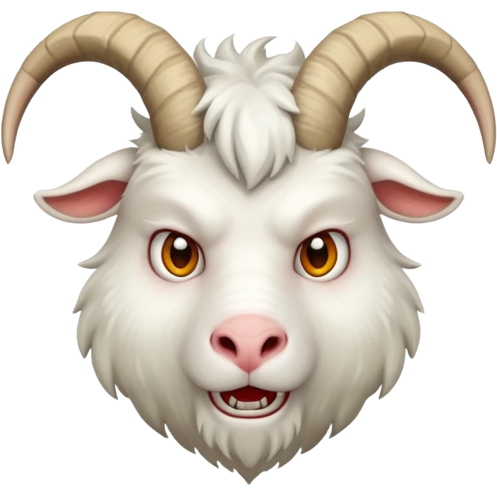 Goat Angry emoji