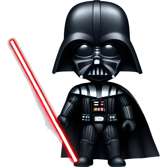 Darth Vader with iPhone emoji