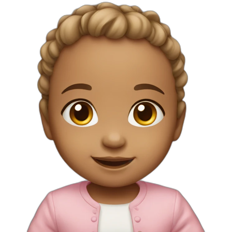 Baby-smiling-girl emoji