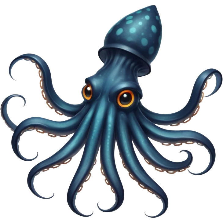 Giant Squid – Huge squid with long curling arms emoji