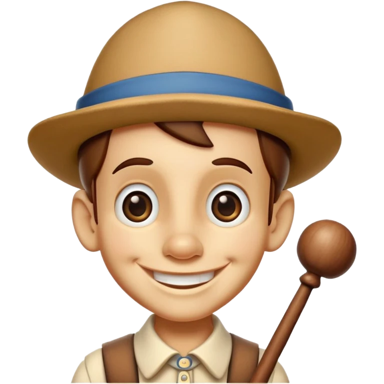Pinocchio Disney style emoji