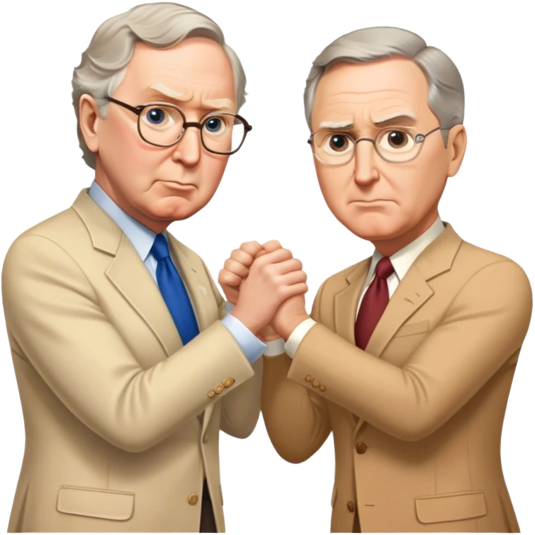 McConnell fighting Schumer  emoji