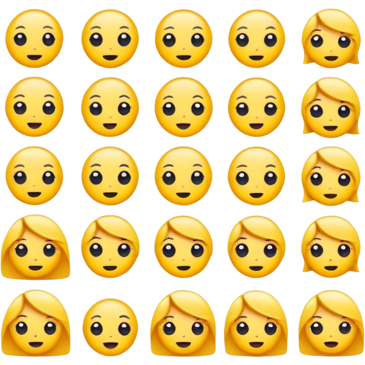 Cute cartoon sticker, simple flat design, bold outline, bright colors, chibi style, expressive face, minimal background, vector style, high contrast, emoji-like, transparent background, sticker pack style emoji