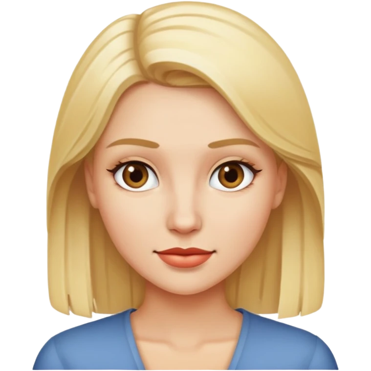 голая блондинка emoji