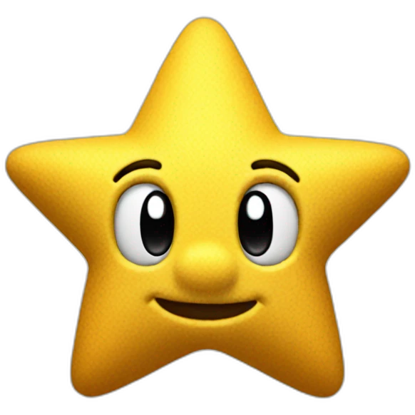 Mario star emoji