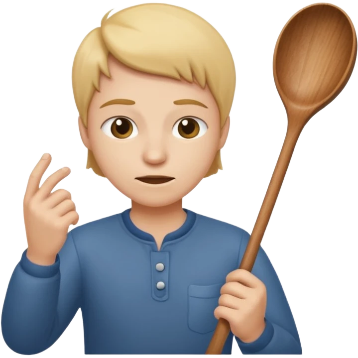 smacking a butt with a wooden spoon emoji