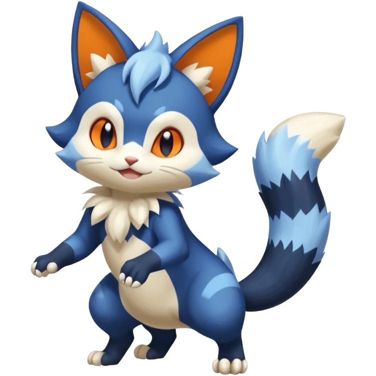 Meowstic-Torracat-Fakémon-hybrid-creature (full body)  emoji
