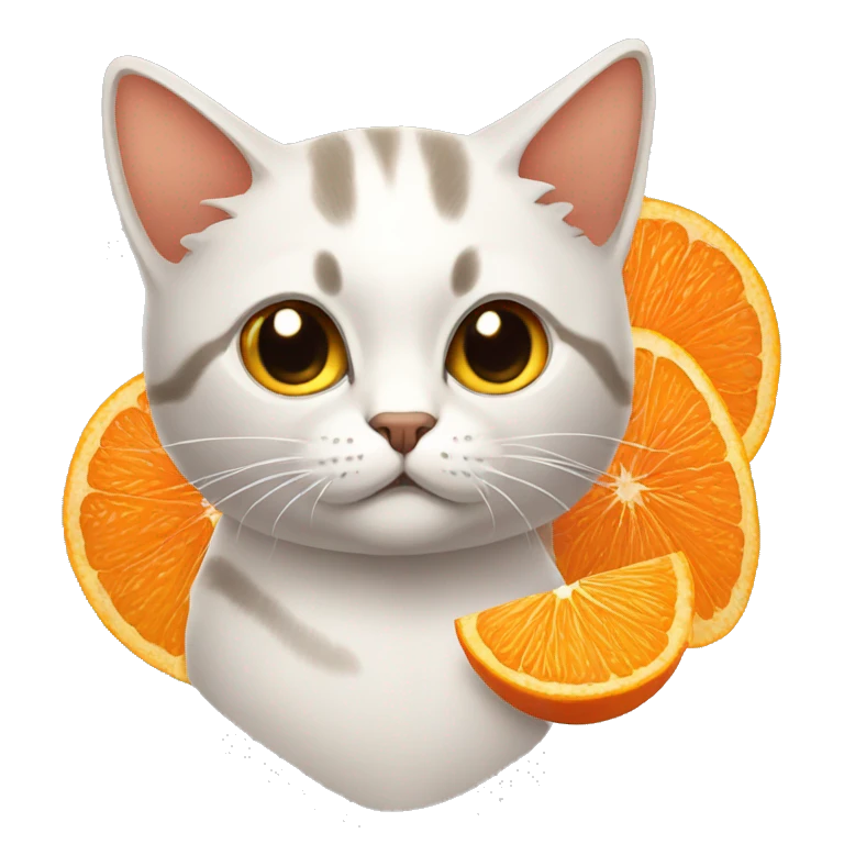 Gatos naranjas emoji