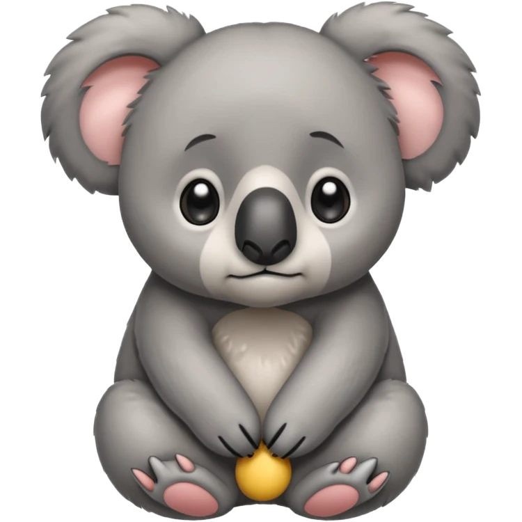 Sad, cute koala bear  emoji