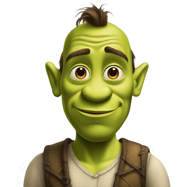 Skinny shrek emoji