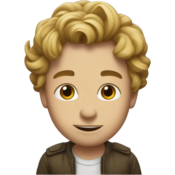 парень с модной прической emoji
