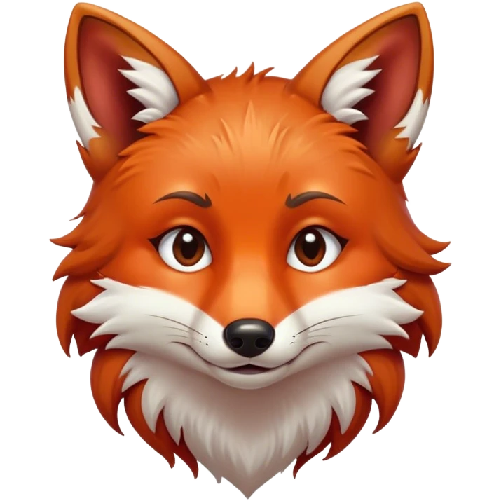 Crying fox emoji