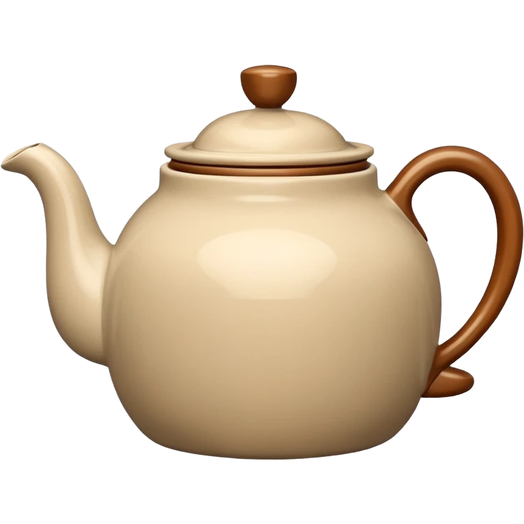 beige teapot smeg emoji