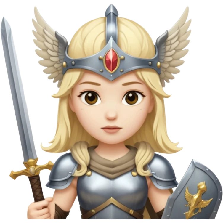 Valkyrie – Winged helmet, sword









 emoji