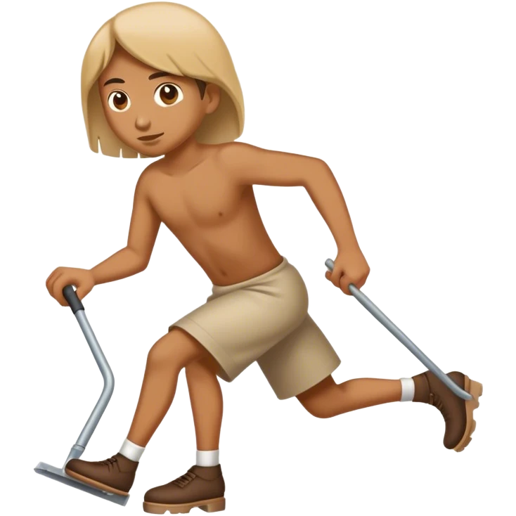 person that drags something emoji