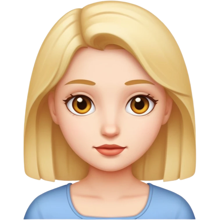 realistic portrait of girl emoji