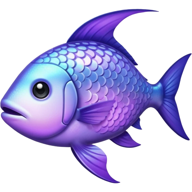 spotted fish parpule to white emoji