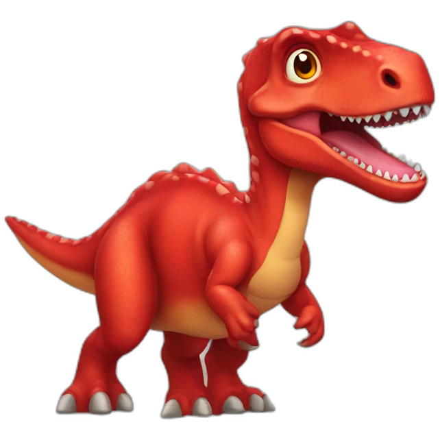 red dinosaur emoji