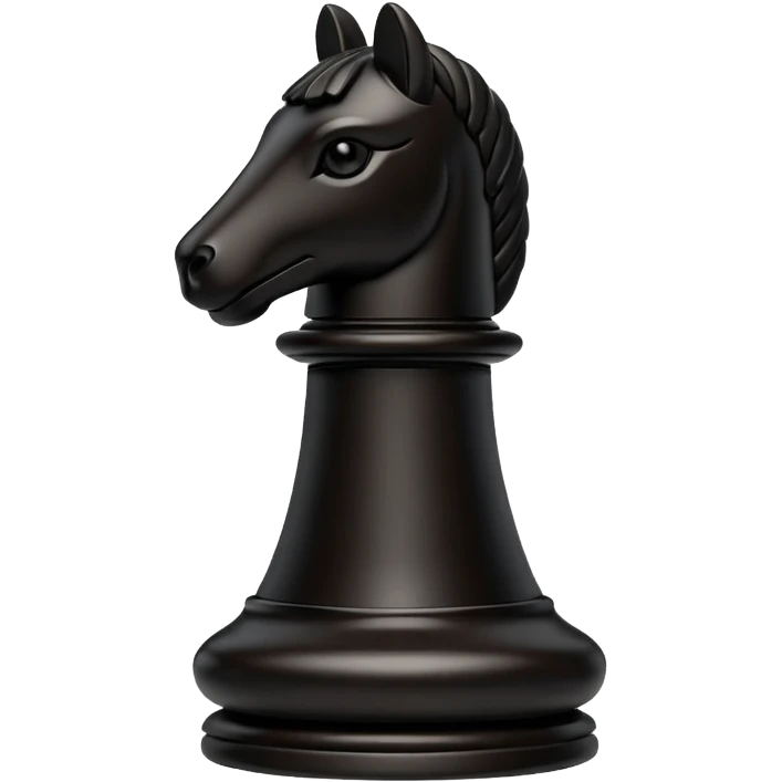 black chess pieces, rook piece emoji