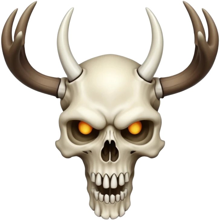 Wendigo skull  emoji