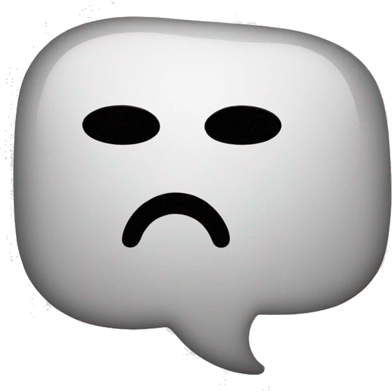 blank speech bubble  emoji