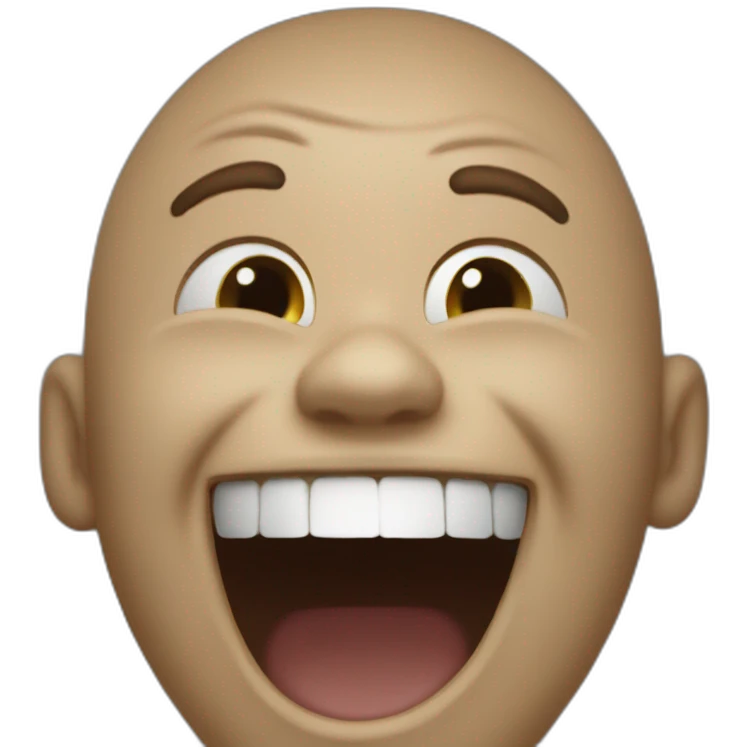 Súper laugh emoji