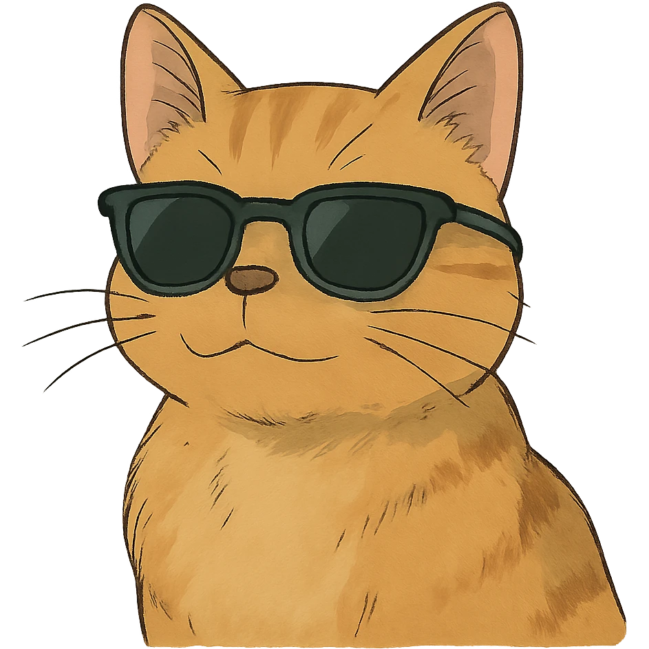 cat wearing sunglasses emoji