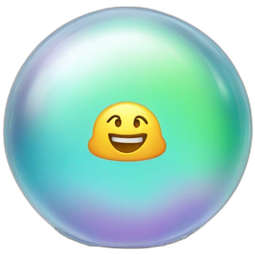 macbook m2 inside a bubble emoji