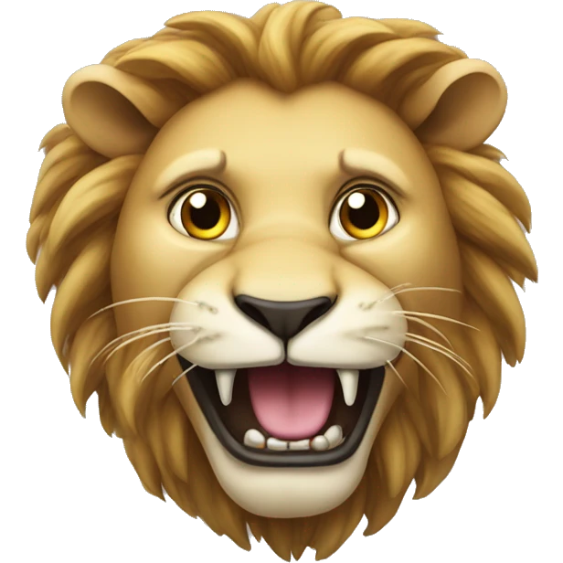Lion eating radichetta emoji