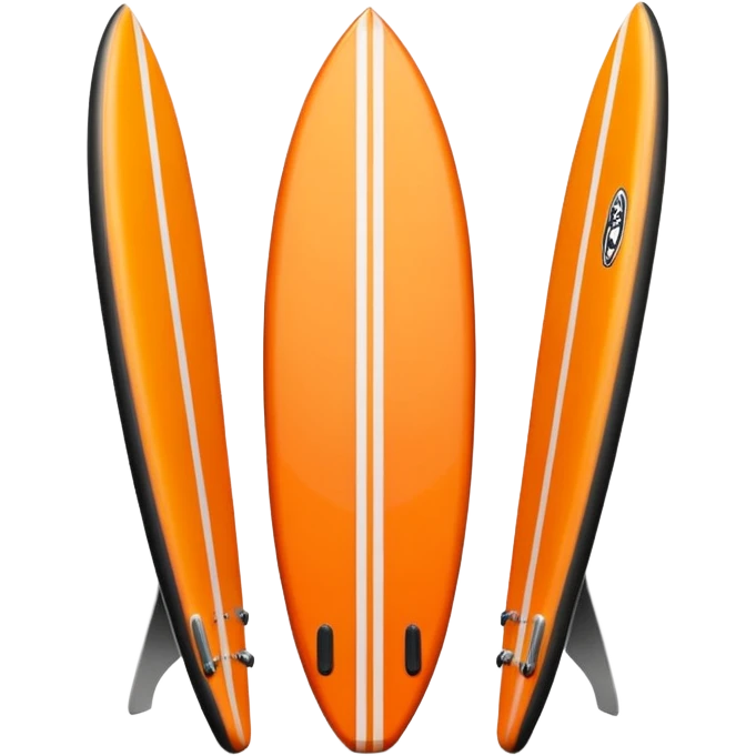 orange surfboard emoji
