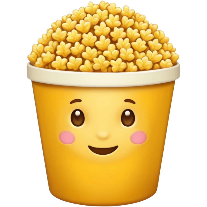 Golden Popcorn. emoji