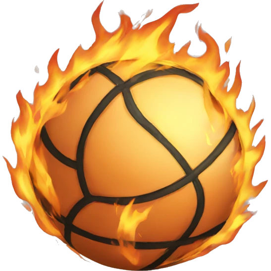 ball fire emoji