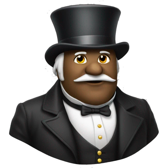 Sark with tophat emoji