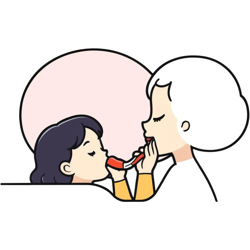 Girl sucking dick emoji