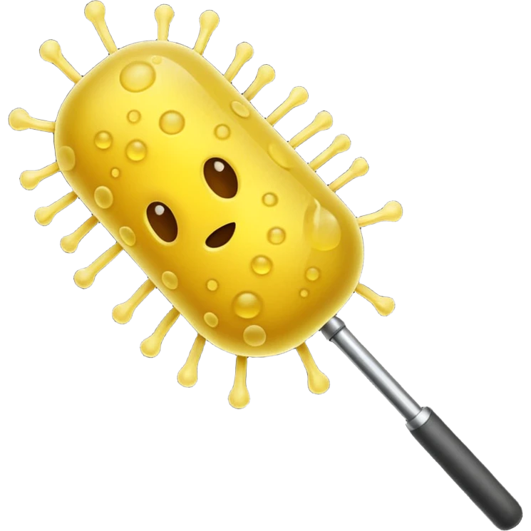 yellow bacterium emoji